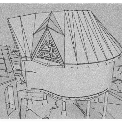 Skecthup de una casa